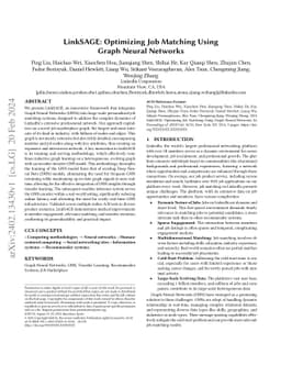 LinkSAGE: Optimizing Job Matching Using Graph Neural Networks