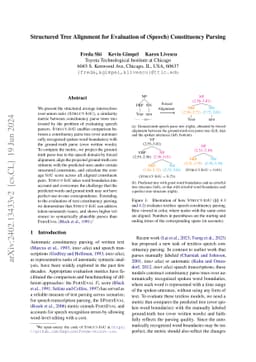 Structured Tree Alignment for Evaluation of (Speech) Constituency
  Parsing