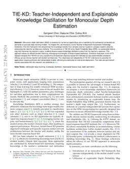 TIE-KD: Teacher-Independent and Explainable Knowledge Distillation for
  Monocular Depth Estimation