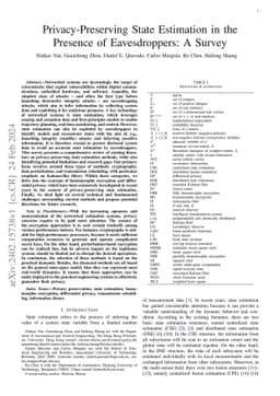 Privacy-Preserving State Estimation in the Presence of Eavesdroppers: A
  Survey