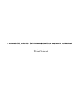 Attention Based Molecule Generation via Hierarchical Variational
  Autoencoder