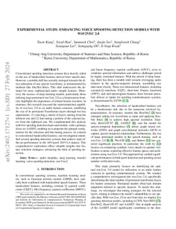 Experimental Study: Enhancing Voice Spoofing Detection Models with
  wav2vec 2.0