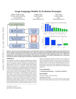 Large Language Models As Evolution Strategies