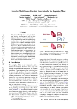 NewsQs: Multi-Source Question Generation for the Inquiring Mind