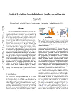 Gradient Reweighting: Towards Imbalanced Class-Incremental Learning