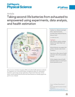 Taking Second-life Batteries from Exhausted to Empowered using
  Experiments, Data Analysis, and Health Estimation