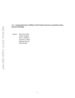 Anomaly Detection in Offshore Wind Turbine Structures using Hierarchical
  Bayesian Modelling