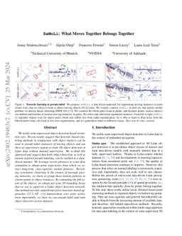 SeMoLi: What Moves Together Belongs Together