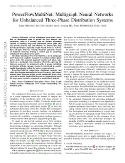PowerFlowMultiNet: Multigraph Neural Networks for Unbalanced Three-Phase
  Distribution Systems