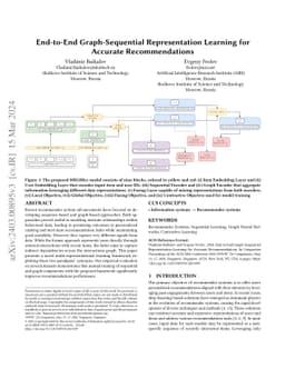 End-to-End Graph-Sequential Representation Learning for Accurate
  Recommendations