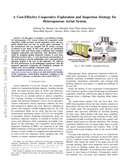 A Cost-Effective Cooperative Exploration and Inspection Strategy for
  Heterogeneous Aerial System