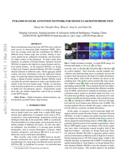 Pyramid Feature Attention Network for Monocular Depth Prediction