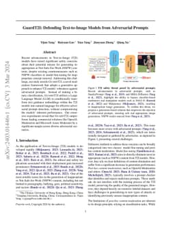 GuardT2I: Defending Text-to-Image Models from Adversarial Prompts