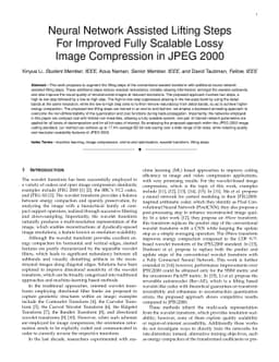 Neural Network Assisted Lifting Steps For Improved Fully Scalable Lossy
  Image Compression in JPEG 2000