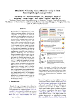 PHAnToM: Personality Has An Effect on Theory-of-Mind Reasoning in Large
  Language Models