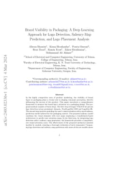 Brand Visibility in Packaging: A Deep Learning Approach for Logo
  Detection, Saliency-Map Prediction, and Logo Placement Analysis