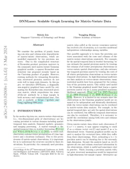 DNNLasso: Scalable Graph Learning for Matrix-Variate Data
