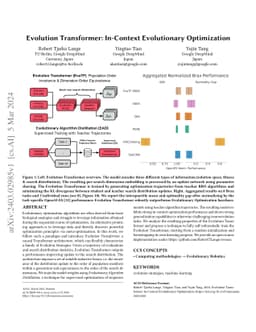 Evolution Transformer: In-Context Evolutionary Optimization