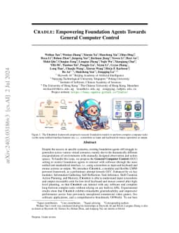 Cradle: Empowering Foundation Agents Towards General Computer Control