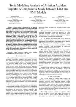 Topic Modeling Analysis of Aviation Accident Reports: A Comparative
  Study between LDA and NMF Models