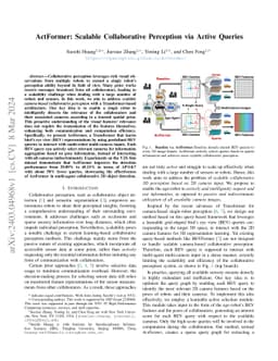 ActFormer: Scalable Collaborative Perception via Active Queries