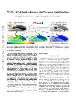 PSS-BA: LiDAR Bundle Adjustment with Progressive Spatial Smoothing
