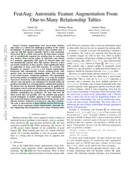 FeatAug: Automatic Feature Augmentation From One-to-Many Relationship
  Tables