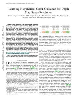 Learning Hierarchical Color Guidance for Depth Map Super-Resolution