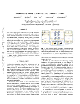 Category-Agnostic Pose Estimation for Point Clouds