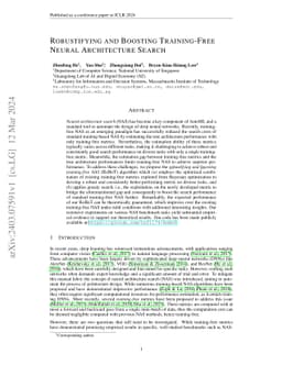 Robustifying and Boosting Training-Free Neural Architecture Search