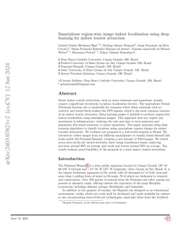 Smartphone region-wise image indoor localization using deep learning for
  indoor tourist attraction