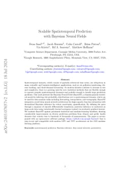 Scalable Spatiotemporal Prediction with Bayesian Neural Fields