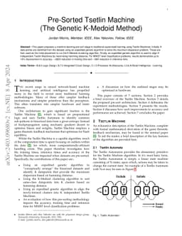 Pre-Sorted Tsetlin Machine (The Genetic K-Medoid Method)