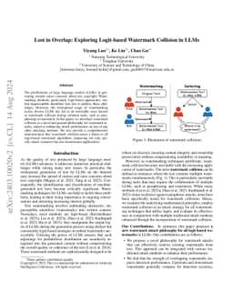 Lost in Overlap: Exploring Logit-based Watermark Collision in LLMs