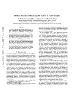 Efficient Detection of Exchangeable Factors in Factor Graphs