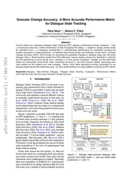 Granular Change Accuracy: A More Accurate Performance Metric for
  Dialogue State Tracking