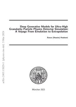 Deep Generative Models for Ultra-High Granularity Particle Physics
  Detector Simulation: A Voyage From Emulation to Extrapolation