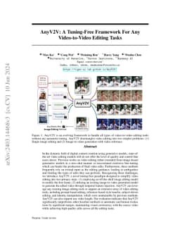 AnyV2V: A Tuning-Free Framework For Any Video-to-Video Editing Tasks