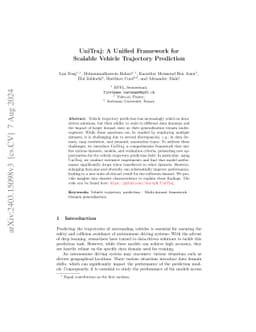 UniTraj: A Unified Framework for Scalable Vehicle Trajectory Prediction
