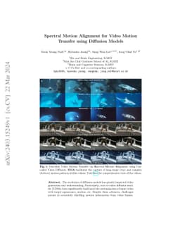Spectral Motion Alignment for Video Motion Transfer using Diffusion
  Models