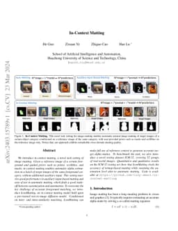 In-Context Matting