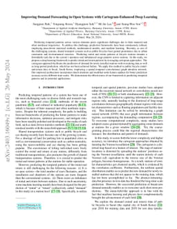 Improving Demand Forecasting in Open Systems with Cartogram-Enhanced
  Deep Learning