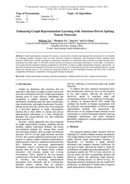Enhancing Graph Representation Learning with Attention-Driven Spiking
  Neural Networks