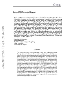 InternLM2 Technical Report