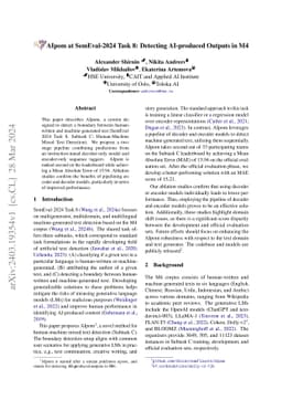 AIpom at SemEval-2024 Task 8: Detecting AI-produced Outputs in M4