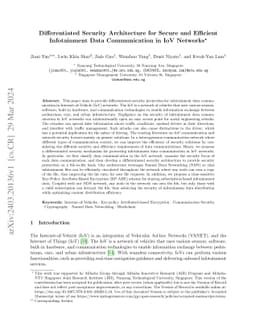 Differentiated Security Architecture for Secure and Efficient
  Infotainment Data Communication in IoV Networks