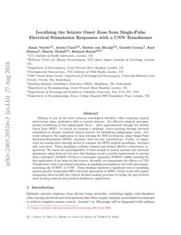 Localising the Seizure Onset Zone from Single-Pulse Electrical
  Stimulation Responses with a Transformer