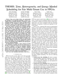 THEMIS: Time, Heterogeneity, and Energy Minded Scheduling for Fair
  Multi-Tenant Use in FPGAs