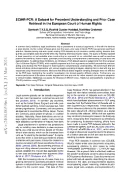 ECtHR-PCR: A Dataset for Precedent Understanding and Prior Case
  Retrieval in the European Court of Human Rights
