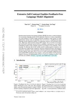 Extensive Self-Contrast Enables Feedback-Free Language Model Alignment